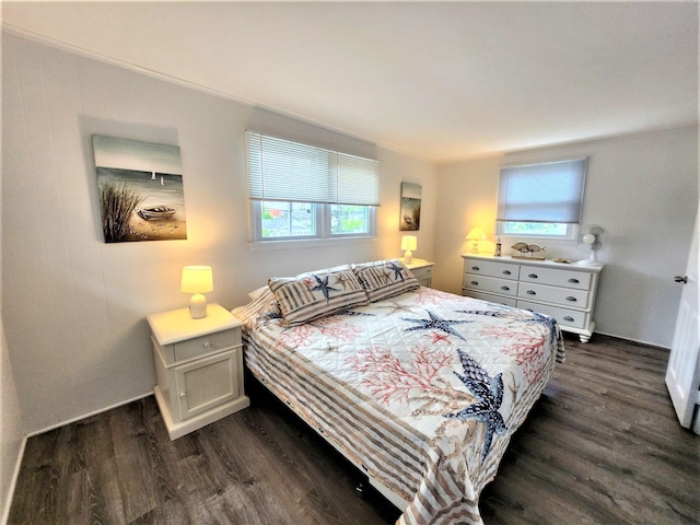9903 2nd Ave, Stone Harbor, NJ 08247 - bedroom with multiple windows and dark wood-style floors