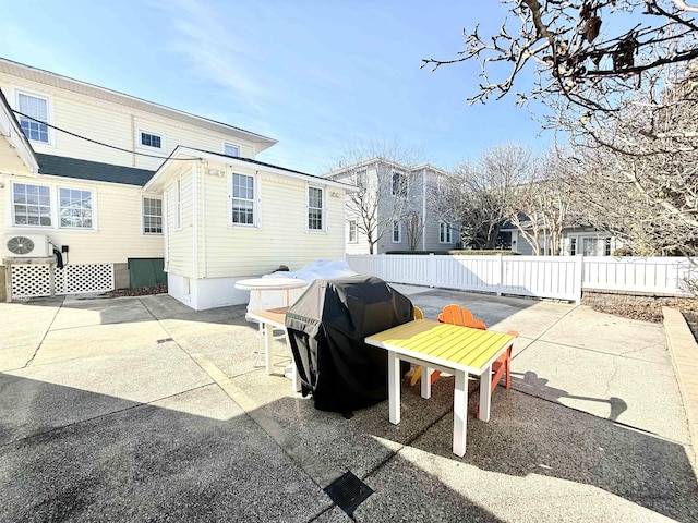 168 98th St, Stone Harbor, NJ 08247 - exterior space featuring fence, a patio, and ac unit