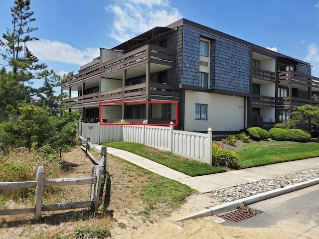 view of front of home