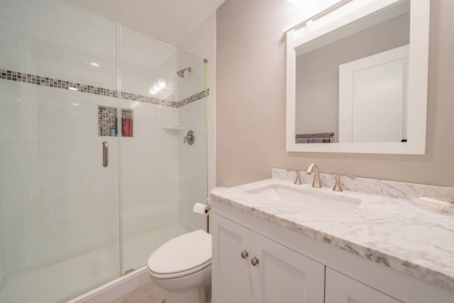 254 89th St Unit 1, Stone Harbor, NJ 08247 - full bath featuring vanity, a shower stall, and toilet