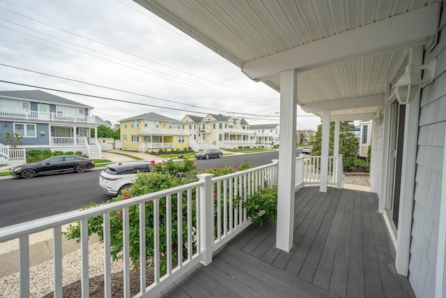 254 89th St Unit 1, Stone Harbor, NJ 08247 - wooden porch with a residential view