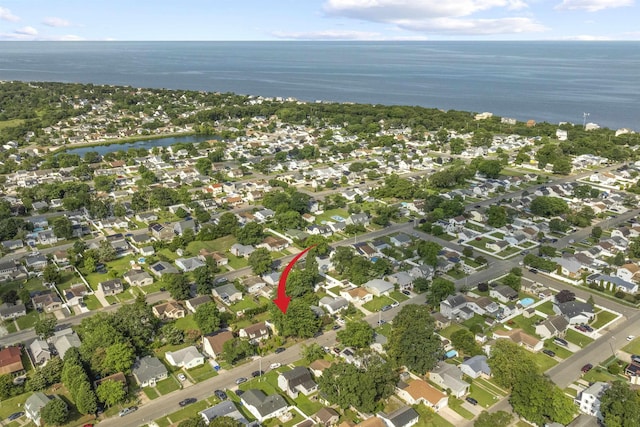 112 Oakdale Ave, Villas, NJ 08251 - aerial view of property and surrounding area with a large body of water and nearby suburban area