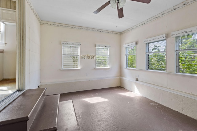 112 Oakdale Ave, Villas, NJ 08251 - spare room featuring ceiling fan
