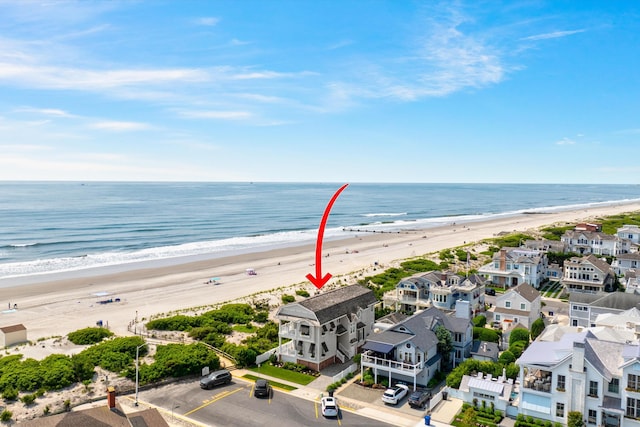 1 108th St, Stone Harbor, NJ 08247 - bird's eye view of waterfront with a beach