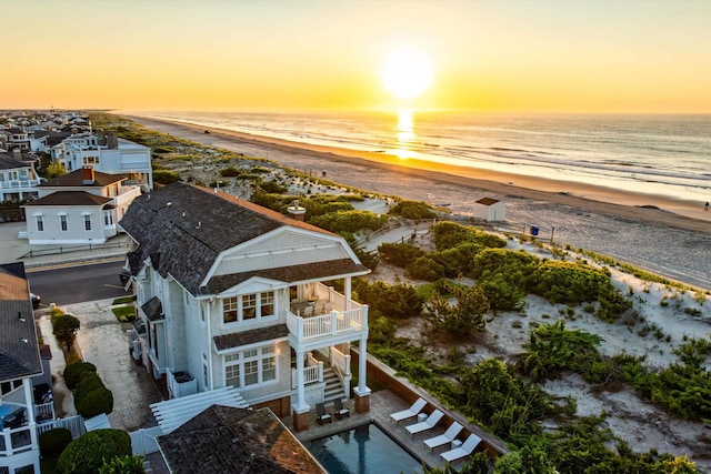 1 108th St, Stone Harbor, NJ 08247 - view from above of property featuring expansive beach