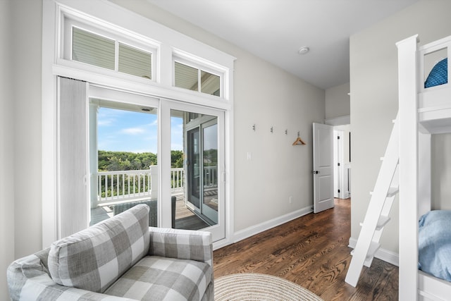 1 108th St, Stone Harbor, NJ 08247 - living room with wood finished floors and baseboards