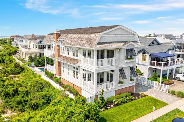 1 108th St, Stone Harbor, NJ 08247 - rear view of house with a residential view