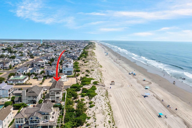 1 108th St, Stone Harbor, NJ 08247 - aerial perspective of suburban area featuring unending shoreline
