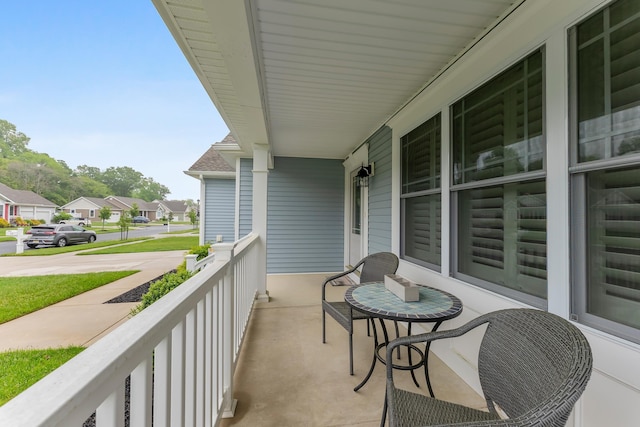 19 Canterbury Way, Cape May Court House, NJ 08210 - balcony with a porch and a residential view