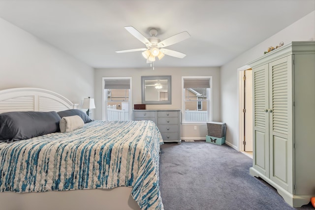 19 Canterbury Way, Cape May Court House, NJ 08210 - bedroom featuring carpet floors, ceiling fan, and baseboards