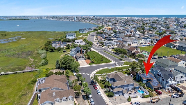 129 W Hollywood Ave, Wildwood Crest, NJ 08260 - aerial view of property's location with a nearby body of water and nearby suburban area