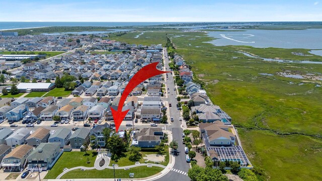 129 W Hollywood Ave, Wildwood Crest, NJ 08260 - view of property location with a large body of water and nearby suburban area