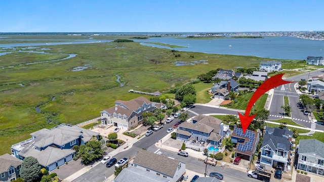 129 W Hollywood Ave, Wildwood Crest, NJ 08260 - aerial view of residential area featuring a nearby body of water