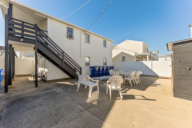 view of patio / terrace featuring cooling unit