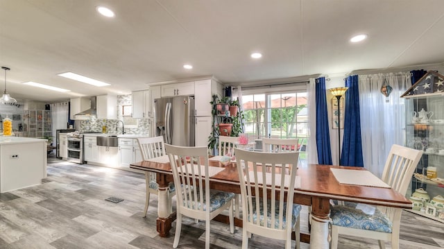38 Kings Ln, Cape May Court House, NJ 08210 - dining room featuring light wood finished floors and recessed lighting