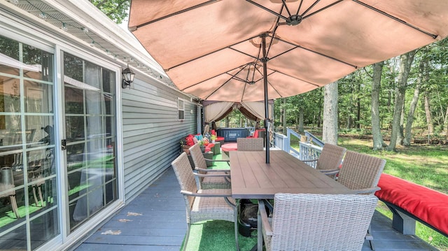 38 Kings Ln, Cape May Court House, NJ 08210 - deck featuring outdoor dining space