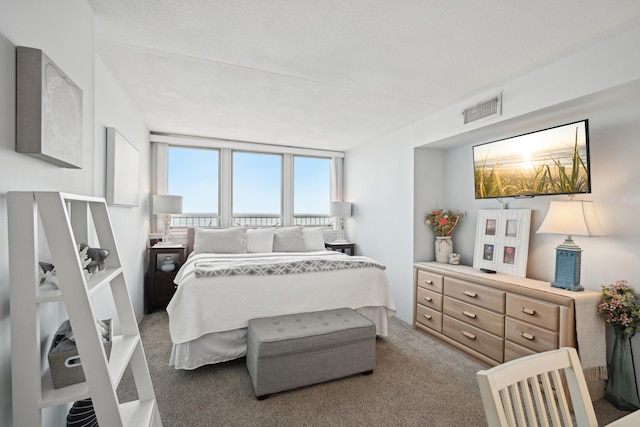 bedroom with carpet flooring