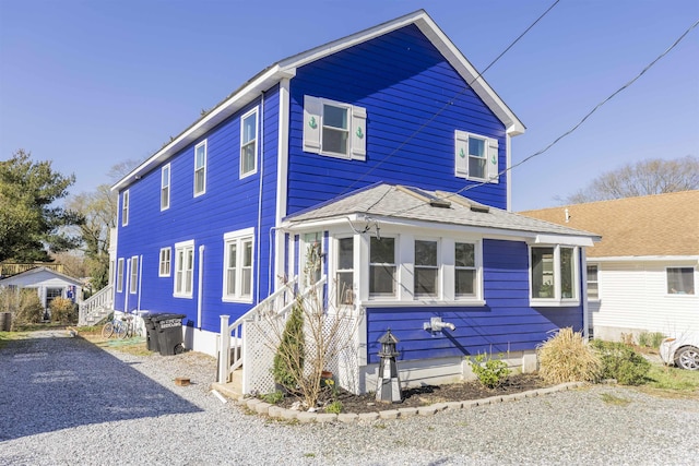 151 Stimpson Ln, West Cape May, NJ 08204 - traditional style home with roof with shingles