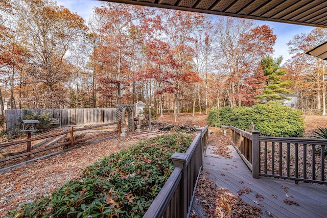 view of property's community featuring fence