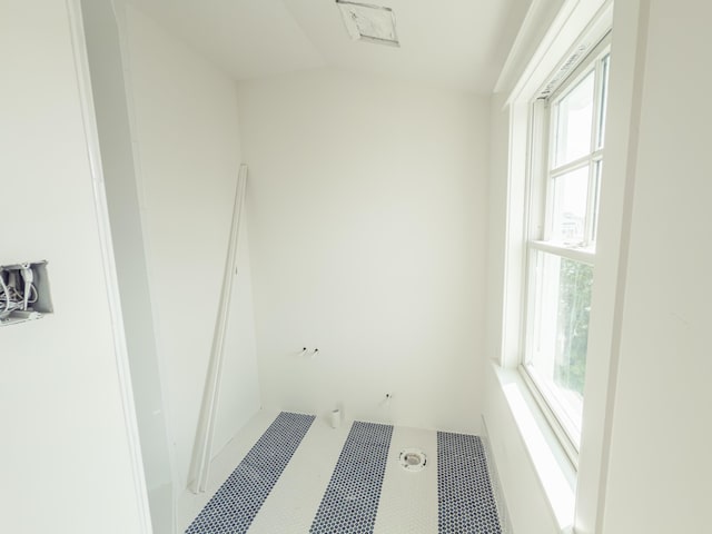 268 32nd St W, Unit West, Avalon, NJ 08202 - empty room featuring vaulted ceiling