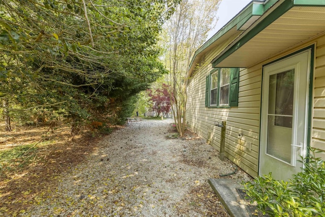 view of side of property