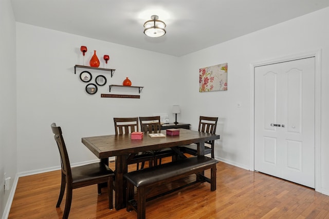 305 E Bennett Ave Unit A, Wildwood, NJ 08260 - dining space featuring light wood-type flooring and baseboards