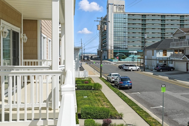 305 E Bennett Ave Unit A, Wildwood, NJ 08260 - view of asphalt road with sidewalks, traffic signs, curbs, and street lights