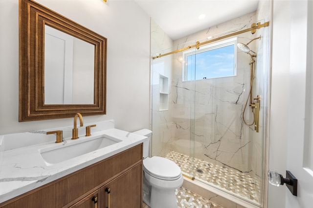242 83rd St, Stone Harbor, NJ 08247 - bathroom with a marble finish shower and vanity