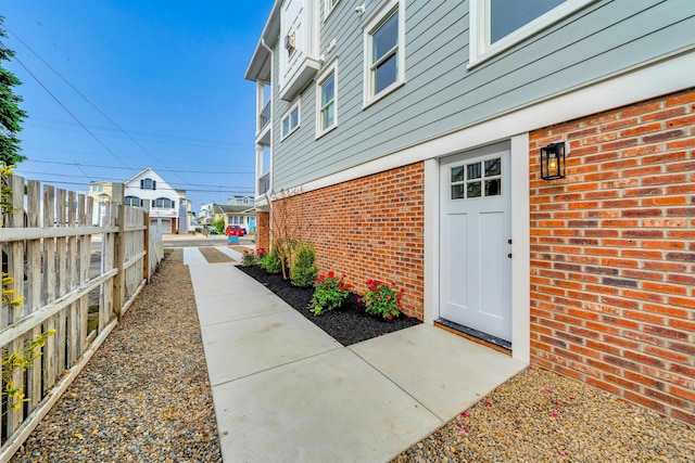 520 21st St, Avalon, NJ 08202 - view of exterior entry with brick siding