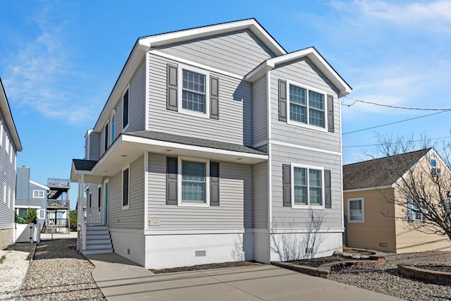 367 21st St, Avalon, NJ 08202 - view of front facade with crawl space