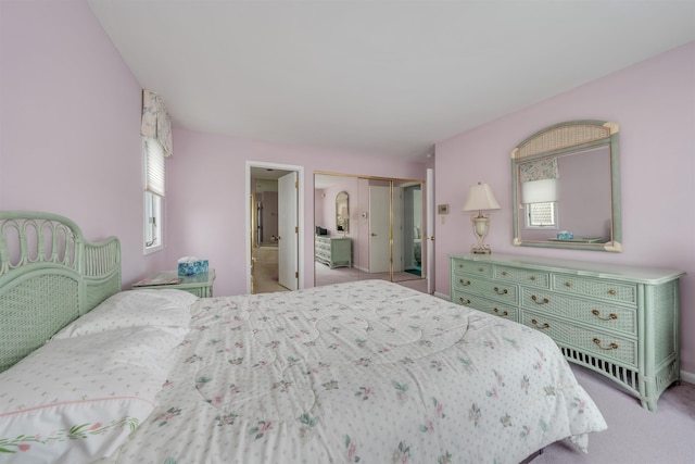 902 Ocean Dr Unit 301, Lower Township, NJ 08204 - bedroom featuring connected bathroom, carpet, and a closet