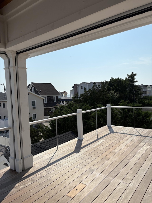 281 7th St, Avalon, NJ 08202 - wooden terrace featuring a residential view