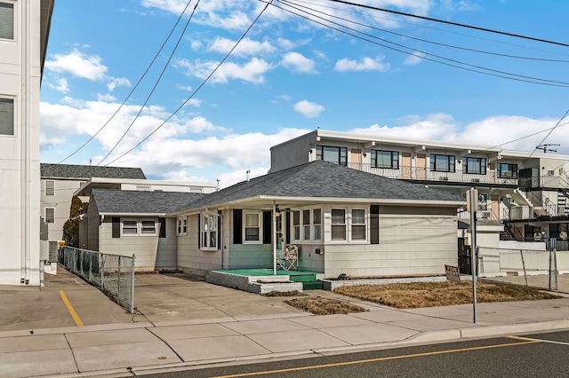 view of front of home