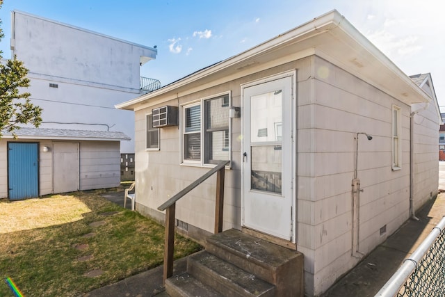 view of outbuilding