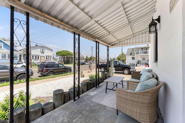 2205 New Jersey Ave Unit 1, North Wildwood, NJ 08260 - view of patio / terrace featuring a residential view