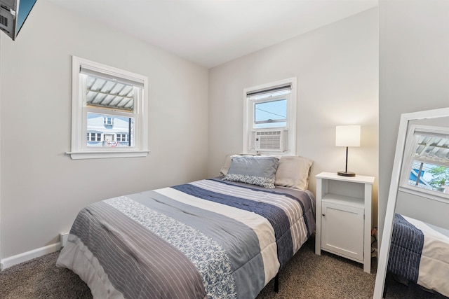 2205 New Jersey Ave Unit 1, North Wildwood, NJ 08260 - bedroom featuring dark carpet and cooling unit
