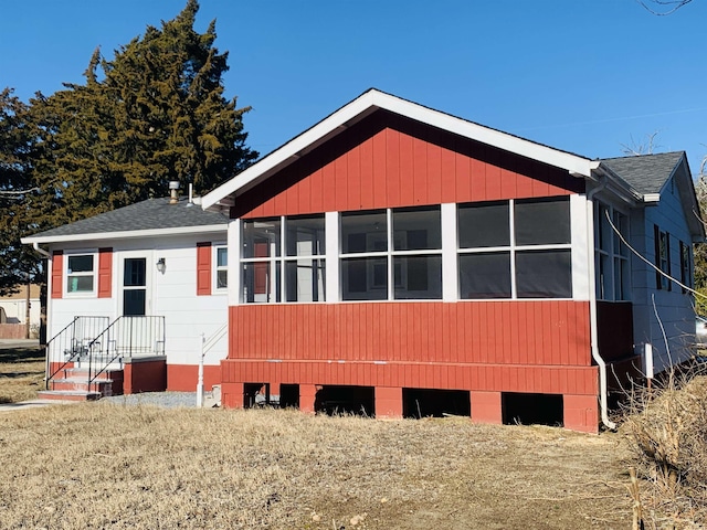 view of rear view of house