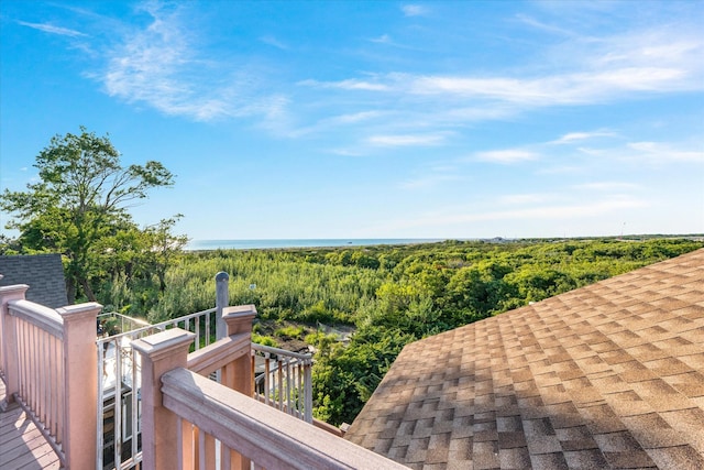 304 Alexander Ave, Cape May Point, NJ 08212 - wooden terrace featuring a water view