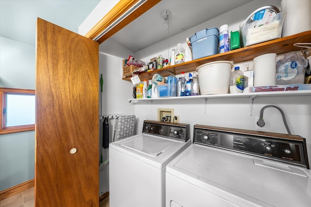 304 Alexander Ave, Cape May Point, NJ 08212 - laundry area with independent washer and dryer