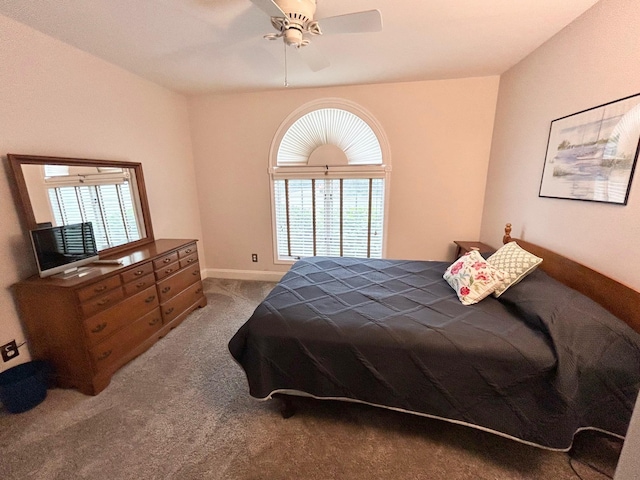 46 Summer Cir, North Cape May, NJ 08204 - bedroom with multiple windows, carpet flooring, and a ceiling fan