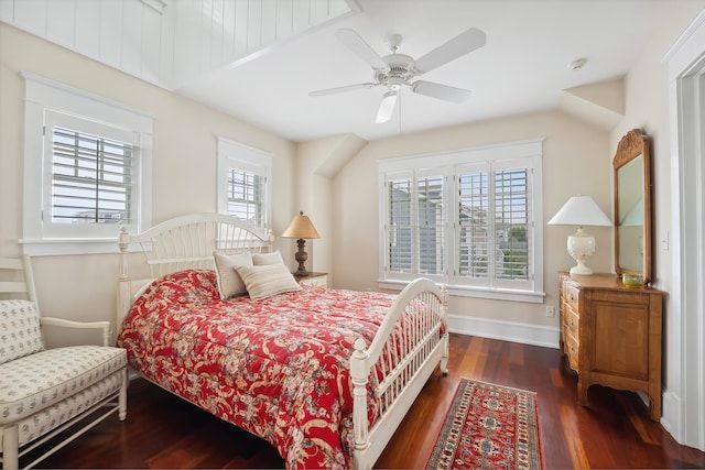 73 E 25th St, Avalon, NJ 08202 - bedroom with wood finished floors and a ceiling fan