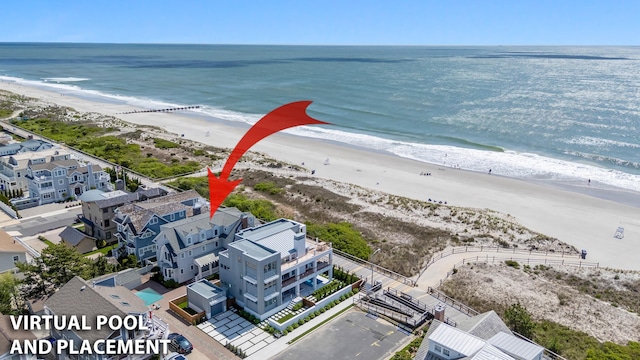 73 E 25th St, Avalon, NJ 08202 - aerial view of expansive beach