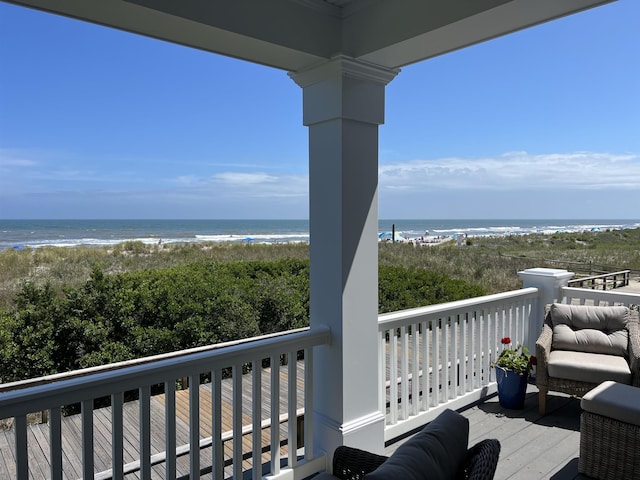 73 E 25th St, Avalon, NJ 08202 - balcony with a water view