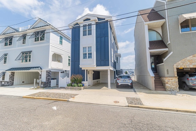 328 83rd St, Stone Harbor, NJ 08247 - view of property with concrete driveway