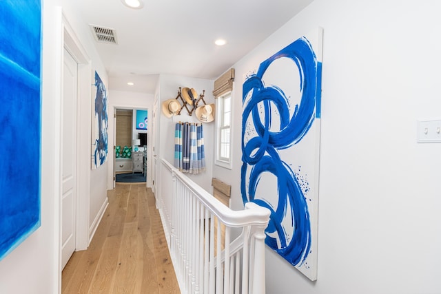 328 83rd St, Stone Harbor, NJ 08247 - hall featuring light wood-style flooring and recessed lighting
