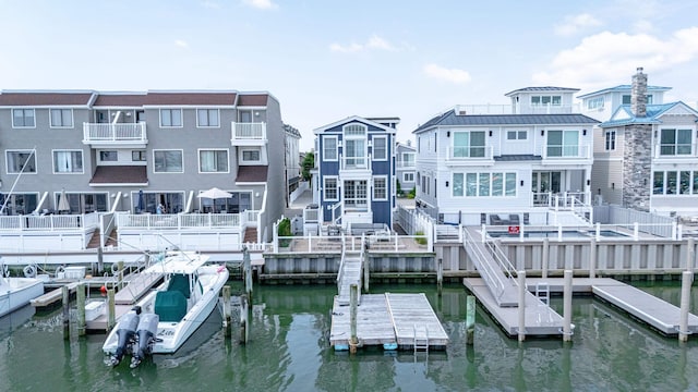 328 83rd St, Stone Harbor, NJ 08247 - dock area with a water view