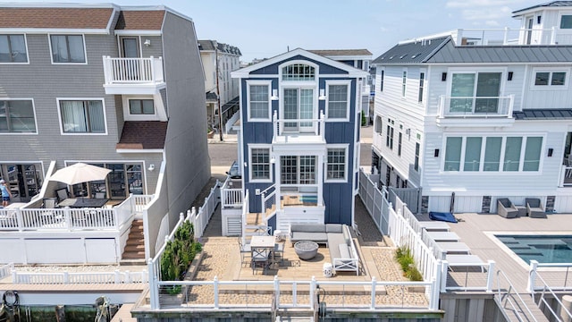 328 83rd St, Stone Harbor, NJ 08247 - view of front of home with a fenced backyard