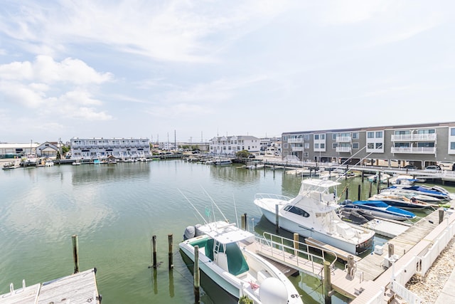 328 83rd St, Stone Harbor, NJ 08247 - dock area with a water view and view of marina