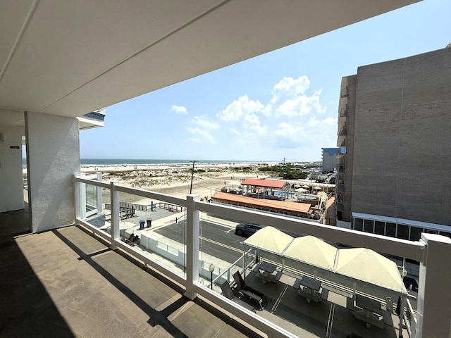 9103 Atlantic Ave Unit 413, Wildwood Crest, NJ 08260 - balcony featuring a water view