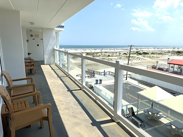 9103 Atlantic Ave Unit 413, Wildwood Crest, NJ 08260 - balcony with view of water and beach